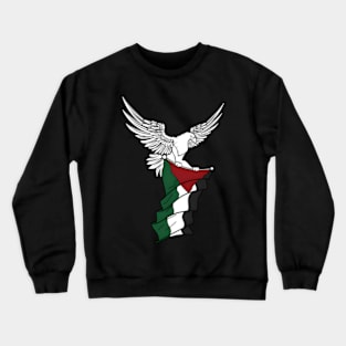 Palestinian Bird Palestinian Flag Palestine Crewneck Sweatshirt